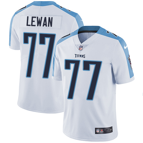 Youth Nike Tennessee Titans #77 Taylor Lewan White Vapor Untouchable Elite Player NFL Jersey
