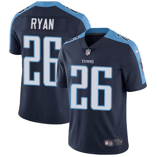 Men's Nike Tennessee Titans #26 Logan Ryan Navy Blue Alternate Vapor Untouchable Limited Player NFL Jersey
