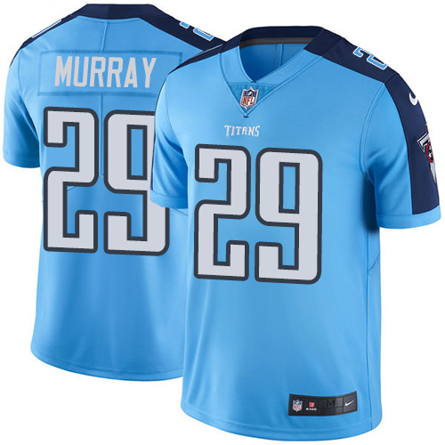 Men's Nike Tennessee Titans #29 DeMarco Murray Limited Light Blue Rush Vapor Untouchable NFL Jersey
