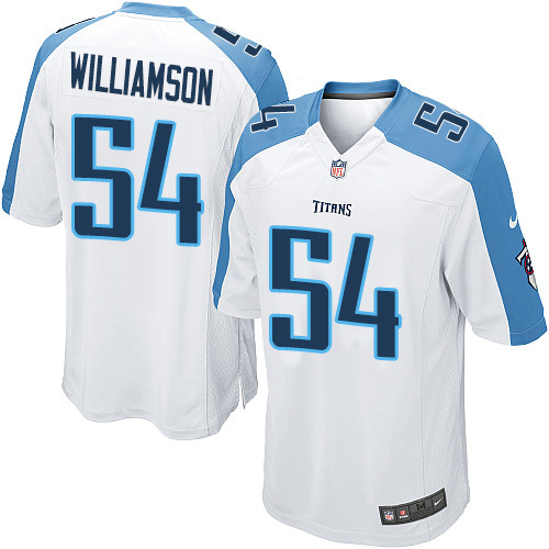 Men's Nike Tennessee Titans #54 Avery Williamson Game White NFL Jersey