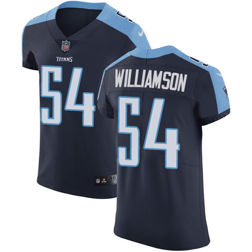 Men's Nike Tennessee Titans #54 Avery Williamson Navy Blue Alternate Vapor Untouchable Elite Player NFL Jersey