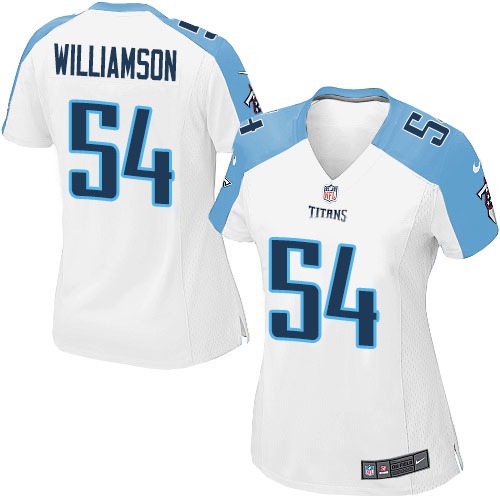 Women's Nike Tennessee Titans #54 Avery Williamson Game White NFL Jersey