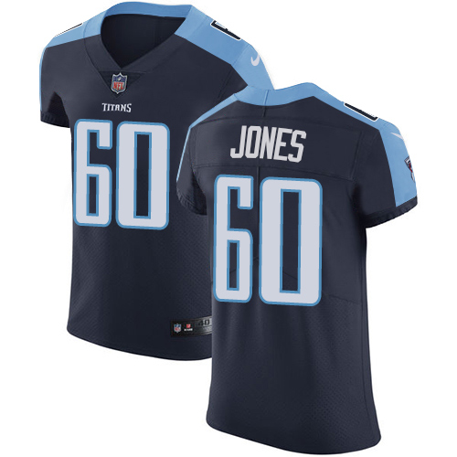 Men's Nike Tennessee Titans #60 Ben Jones Navy Blue Alternate Vapor Untouchable Elite Player NFL Jersey