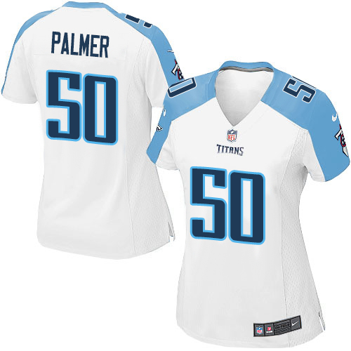 Women's Nike Tennessee Titans #50 Nate Palmer Game White NFL Jersey