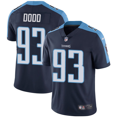 Youth Nike Tennessee Titans #93 Kevin Dodd Navy Blue Alternate Vapor Untouchable Elite Player NFL Jersey