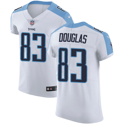 Men's Nike Tennessee Titans #83 Harry Douglas White Vapor Untouchable Elite Player NFL Jersey
