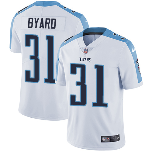 Men's Nike Tennessee Titans #31 Kevin Byard White Vapor Untouchable Limited Player NFL Jersey