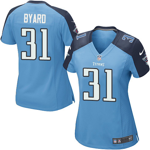 Women's Nike Tennessee Titans #31 Kevin Byard Game Light Blue Team Color NFL Jersey
