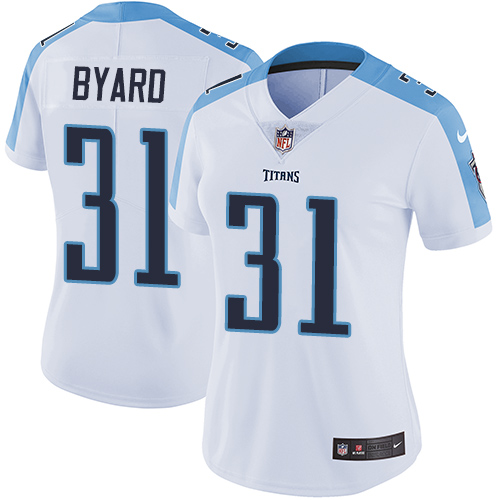 Women's Nike Tennessee Titans #31 Kevin Byard White Vapor Untouchable Elite Player NFL Jersey