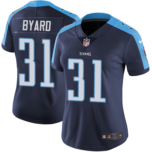 Women's Nike Tennessee Titans #31 Kevin Byard Navy Blue Alternate Vapor Untouchable Limited Player NFL Jersey