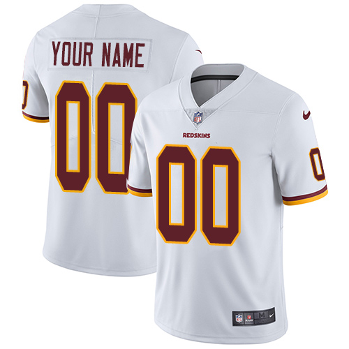 Youth Nike Washington Redskins Customized White Vapor Untouchable Custom Limited NFL Jersey