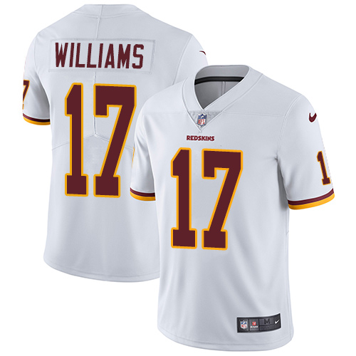 Men's Nike Washington Redskins #17 Doug Williams White Vapor Untouchable Limited Player NFL Jersey