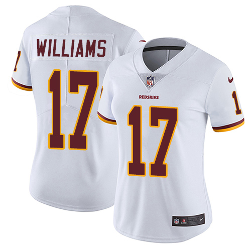 Women's Nike Washington Redskins #17 Doug Williams White Vapor Untouchable Elite Player NFL Jersey