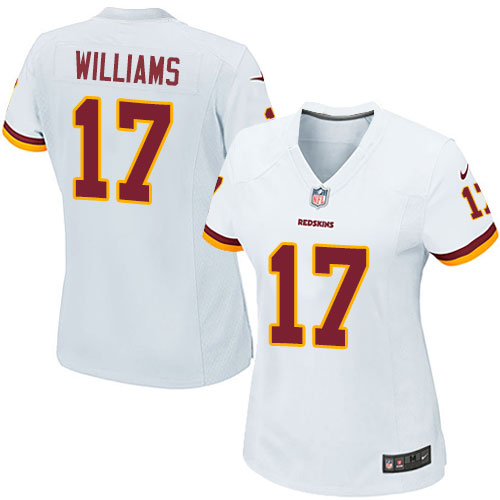 Women's Nike Washington Redskins #17 Doug Williams Game White NFL Jersey
