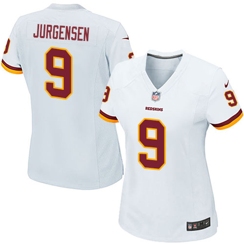 Women's Nike Washington Redskins #9 Sonny Jurgensen Game White NFL Jersey