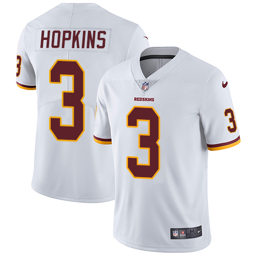 Youth Nike Washington Redskins #3 Dustin Hopkins White Vapor Untouchable Elite Player NFL Jersey