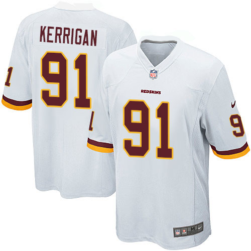 Men's Nike Washington Redskins #91 Ryan Kerrigan Game White NFL Jersey