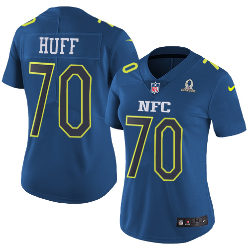 Women's Nike Washington Redskins #70 Sam Huff Limited Blue 2017 Pro Bowl NFL Jersey