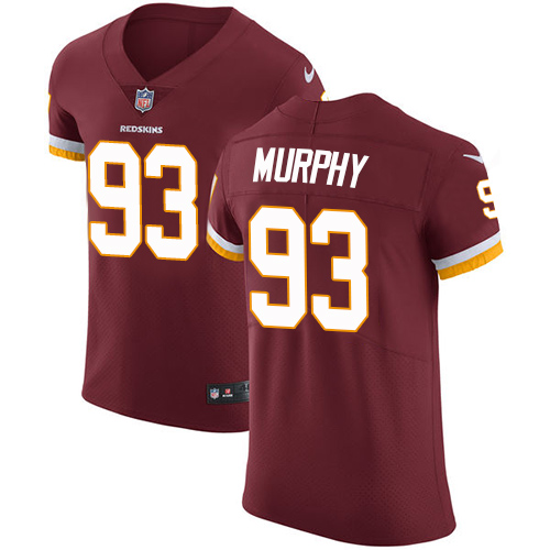 Men's Nike Washington Redskins #93 Trent Murphy Burgundy Red Team Color Vapor Untouchable Elite Player NFL Jersey