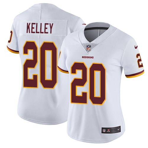 Women's Nike Washington Redskins #20 Rob Kelley White Vapor Untouchable Elite Player NFL Jersey