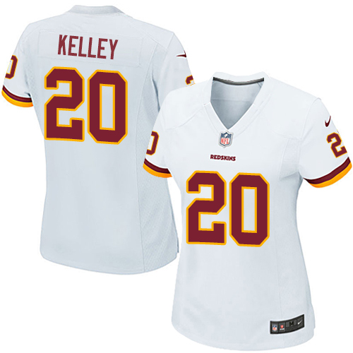 Women's Nike Washington Redskins #20 Rob Kelley Game White NFL Jersey