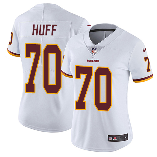 Women's Nike Washington Redskins #70 Sam Huff White Vapor Untouchable Limited Player NFL Jersey