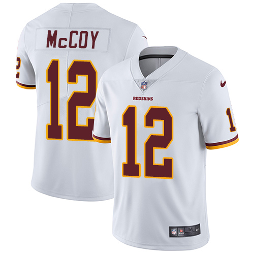 Men's Nike Washington Redskins #12 Colt McCoy White Vapor Untouchable Limited Player NFL Jersey