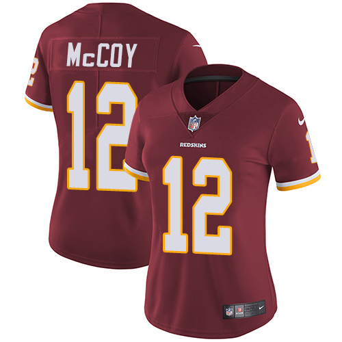 Women's Nike Washington Redskins #12 Colt McCoy Burgundy Red Team Color Vapor Untouchable Elite Player NFL Jersey