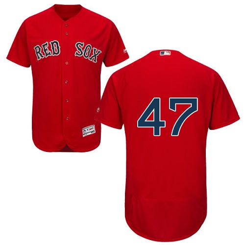 Men's Majestic Boston Red Sox #47 Tyler Thornburg Red Flexbase Authentic Collection MLB Jersey