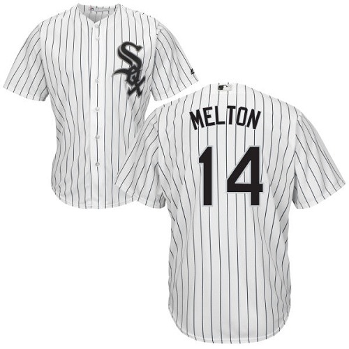 Youth Majestic Chicago White Sox #14 Bill Melton Authentic White Home Cool Base MLB Jersey