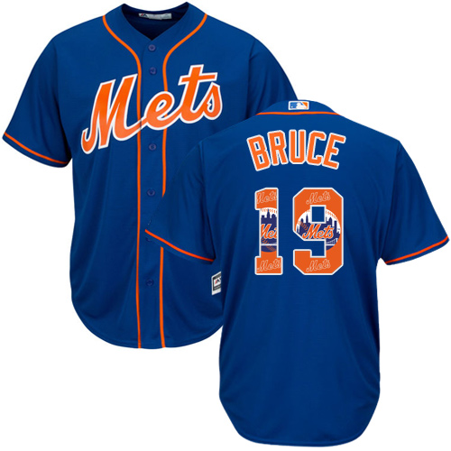 Men's Majestic New York Mets Customized White Flexbase Authentic Collection MLB Jersey