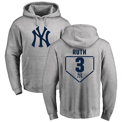 Women's Majestic New York Yankees #3 Babe Ruth Replica Green Salute to Service MLB Jersey