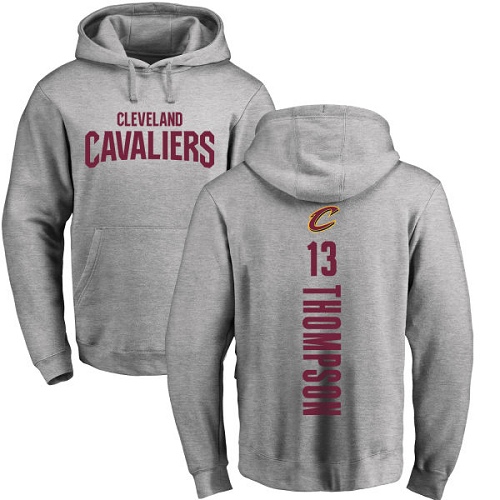 NBA Nike Cleveland Cavaliers #13 Tristan Thompson Ash Backer Pullover Hoodie