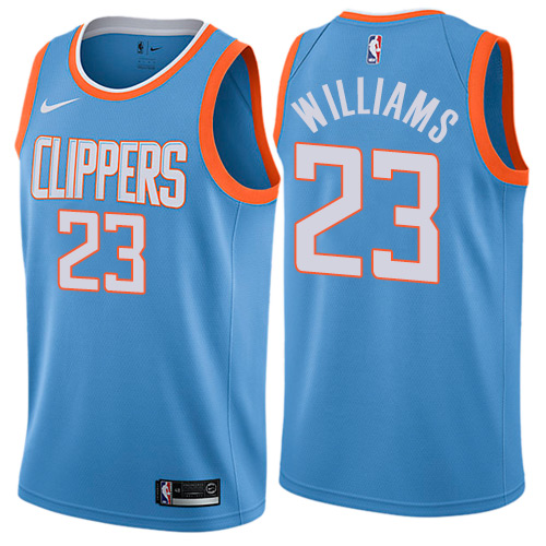 Men's Adidas Los Angeles Clippers #32 Blake Griffin Swingman Red/Blue Split Fashion NBA Jersey