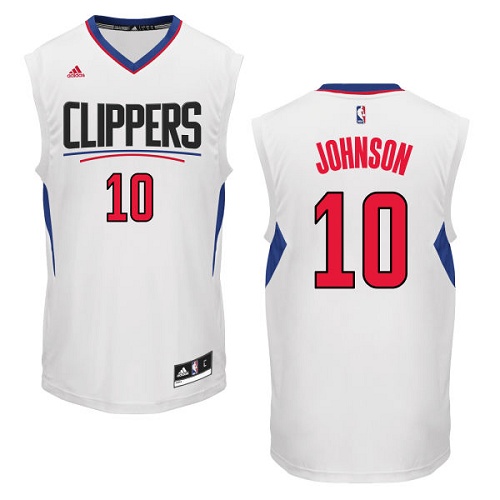 Men's Adidas Los Angeles Clippers #10 Brice Johnson Swingman White Home NBA Jersey