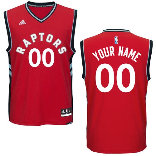 Youth Nike Toronto Raptors Customized Authentic Red Road NBA Jersey - Icon Edition