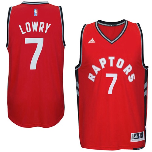 Youth Adidas Toronto Raptors #7 Kyle Lowry Authentic Red NBA Jersey