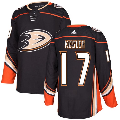 Men's Adidas Anaheim Ducks #17 Ryan Kesler Authentic Black Home NHL Jersey