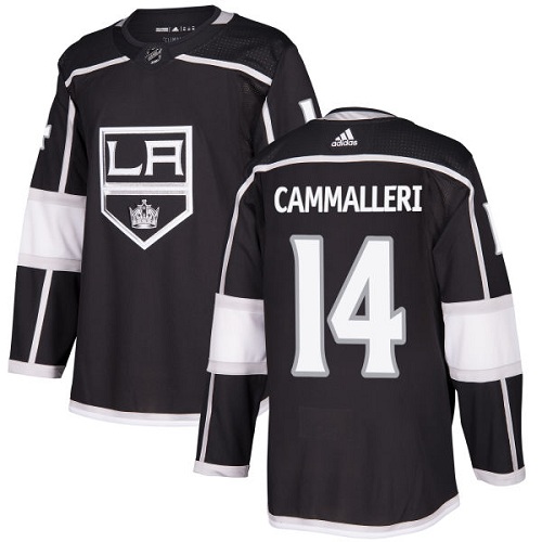 Men's Adidas Los Angeles Kings #14 Mike Cammalleri Premier Black Home NHL Jersey