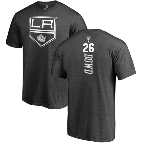 NHL Adidas Los Angeles Kings #26 Nic Dowd Charcoal One Color Backer T-Shirt