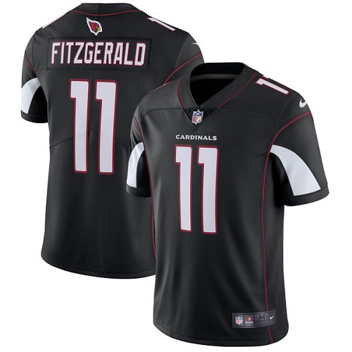 Men's Nike Arizona Cardinals #11 Larry Fitzgerald Black Alternate Vapor Untouchable Limited Player NFL Jersey