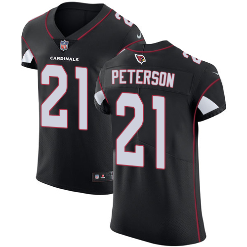 Men's Nike Arizona Cardinals #21 Patrick Peterson Elite Black Alternate NFL Jersey