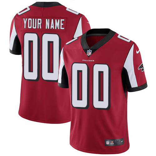 Men's Nike Atlanta Falcons Customized Red Team Color Vapor Untouchable Custom Limited NFL Jersey