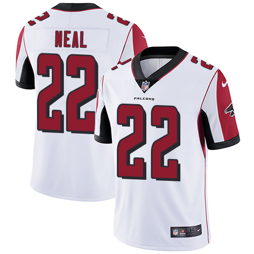 Men's Nike Atlanta Falcons #22 Keanu Neal White Vapor Untouchable Limited Player NFL Jersey