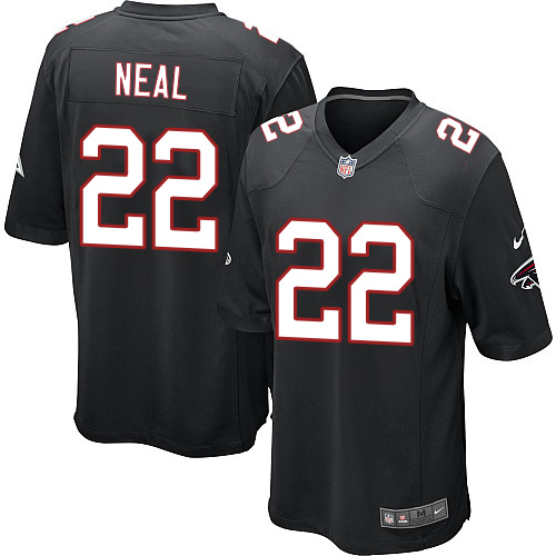 Men's Nike Atlanta Falcons #22 Keanu Neal Game Black Alternate NFL Jersey