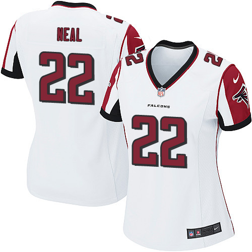 Women's Nike Atlanta Falcons #22 Keanu Neal Game White NFL Jersey