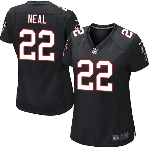 Women's Nike Atlanta Falcons #22 Keanu Neal Game Black Alternate NFL Jersey