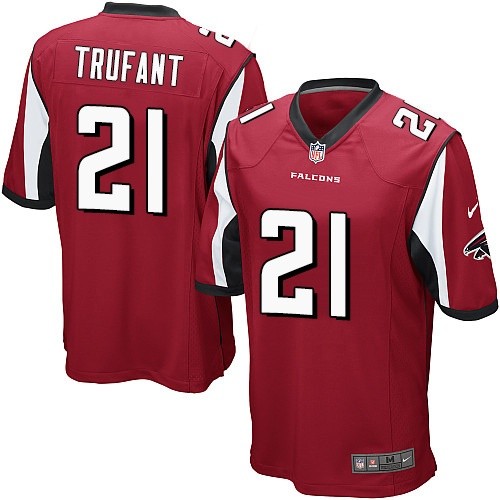Men's Nike Atlanta Falcons #21 Desmond Trufant Game Red Team Color NFL Jersey