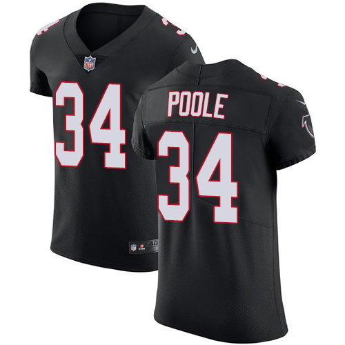 Men's Nike Atlanta Falcons #34 Brian Poole Black Alternate Vapor Untouchable Elite Player NFL Jersey