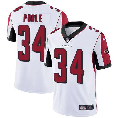 Youth Nike Atlanta Falcons #34 Brian Poole White Vapor Untouchable Elite Player NFL Jersey